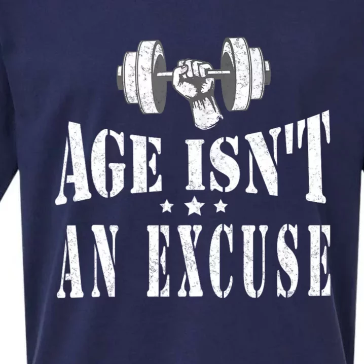 Age IsnT An Excuse Workout Fitness Motivation Sueded Cloud Jersey T-Shirt