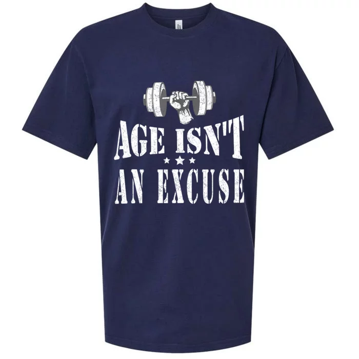 Age IsnT An Excuse Workout Fitness Motivation Sueded Cloud Jersey T-Shirt