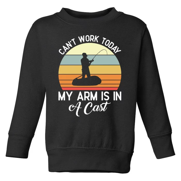 Arm In A Cast Day Off Toddler Sweatshirt