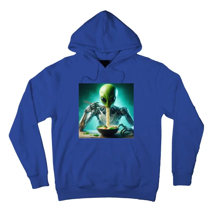 Artificial Intelligence Ai Alien Cross Noodles Gift Tall Hoodie