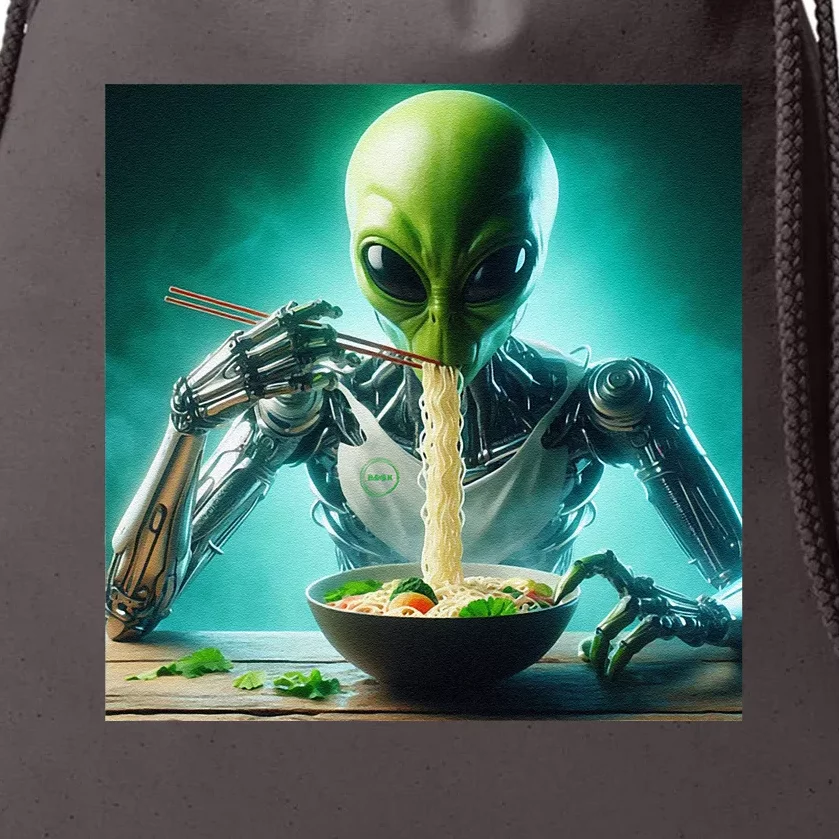 Artificial Intelligence Ai Alien Cross Noodles Gift Drawstring Bag