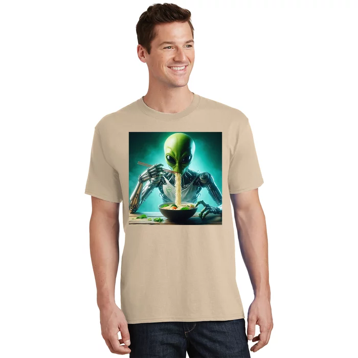 Artificial Intelligence Ai Alien Cross Noodles Gift T-Shirt