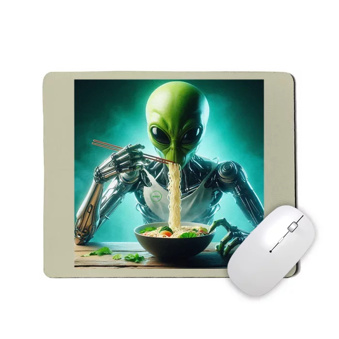 Artificial Intelligence Ai Alien Cross Noodles Gift Mousepad