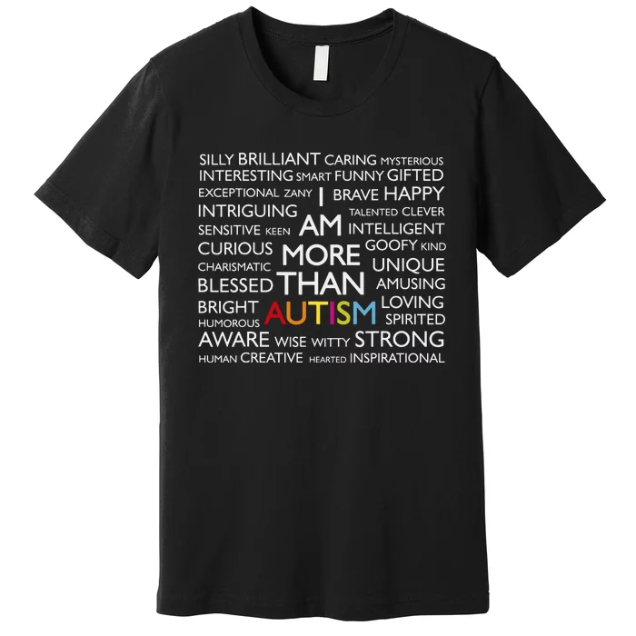 Autism I Am More Than Autism Premium T-Shirt