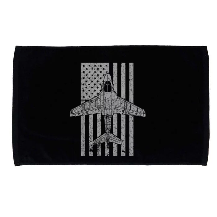 A6 Intruder A6 Jet Airplane Vintage Flag Microfiber Hand Towel