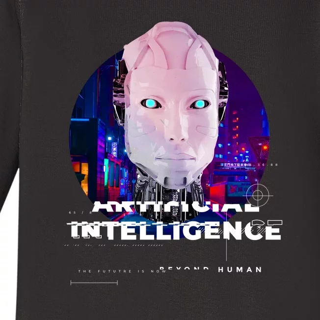 Artificial Intelligence Baby Long Sleeve Bodysuit