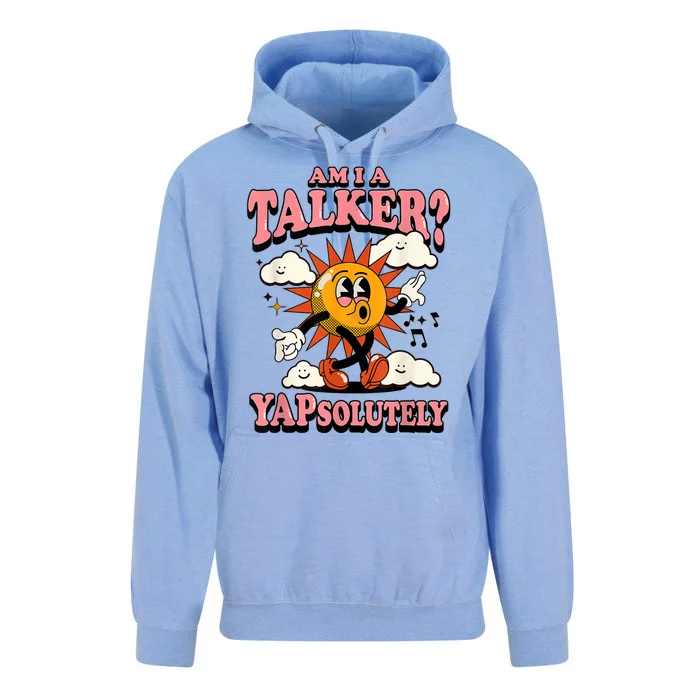 Am I A Talker Yapsolutely Unisex Surf Hoodie