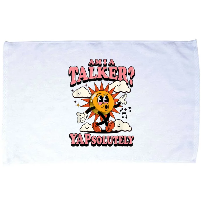 Am I A Talker Yapsolutely Microfiber Hand Towel