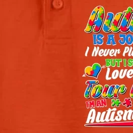 Autism Is A Journey I'm An Autism Mom Dry Zone Grid Performance Polo