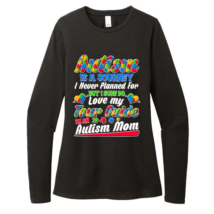 Autism Is A Journey I'm An Autism Mom Womens CVC Long Sleeve Shirt