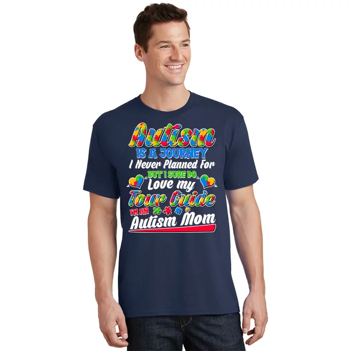 Autism Is A Journey I'm An Autism Mom T-Shirt