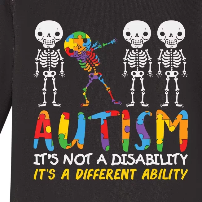 Austism Its A Different Ability Baby Long Sleeve Bodysuit