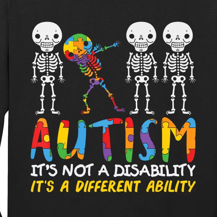 Austism Its A Different Ability Tall Long Sleeve T-Shirt