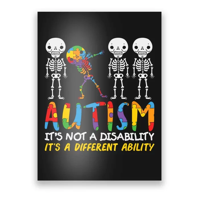 Austism Its A Different Ability Poster