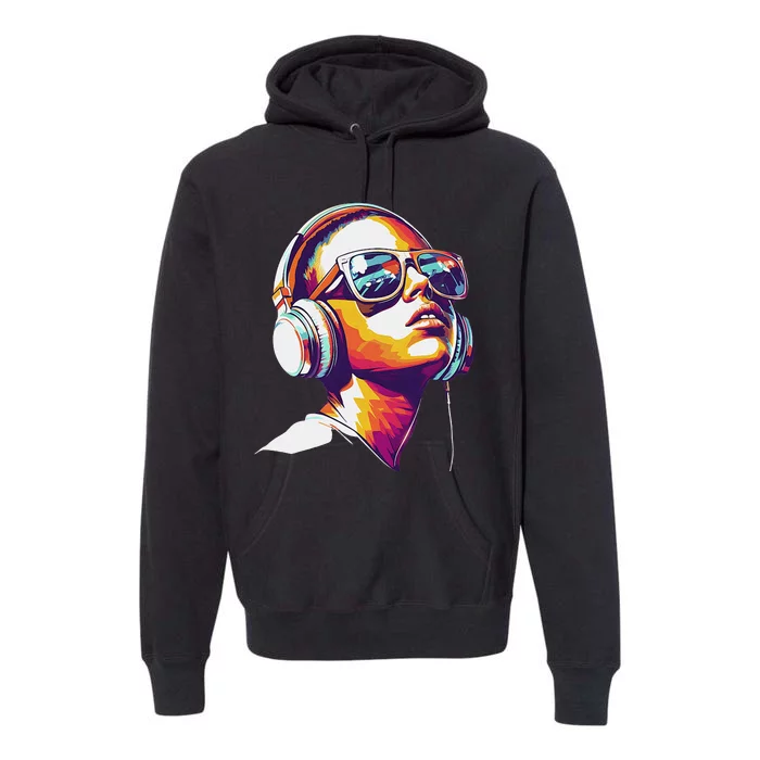 Artificial Intelligence Art A.I. Art Premium Hoodie