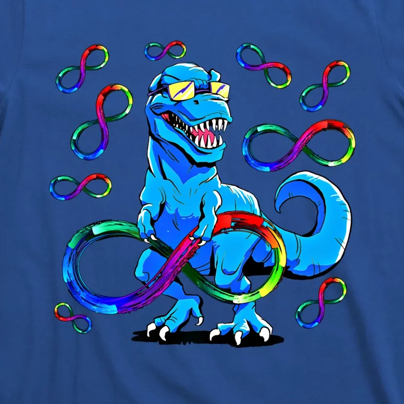 Autism Infinity Autism Trex Autism Dinosaur Gift T-Shirt