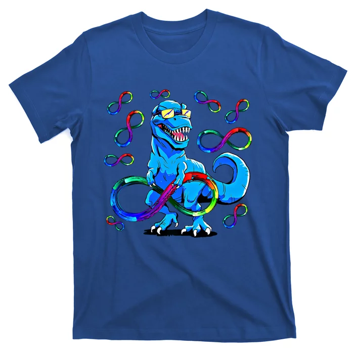 Autism Infinity Autism Trex Autism Dinosaur Gift T-Shirt