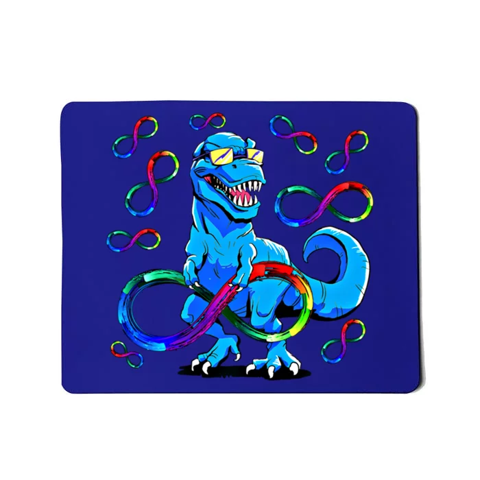 Autism Infinity Autism Trex Autism Dinosaur Gift Mousepad