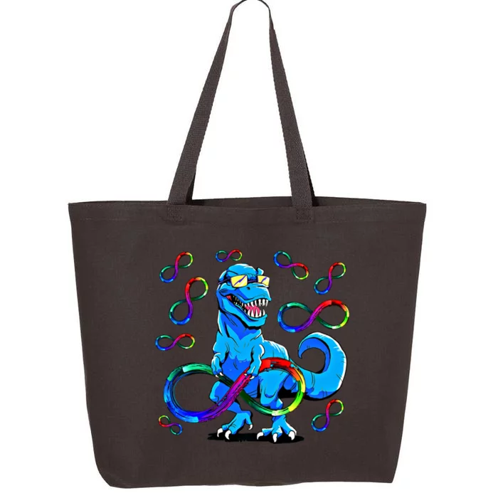 Autism Infinity Autism Trex Autism Dinosaur Gift 25L Jumbo Tote