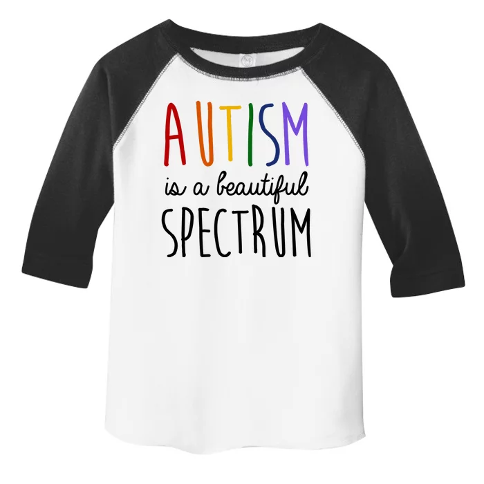 Autism Is A Beautiful Spectrum Awareness Toddler Fine Jersey T-Shirt