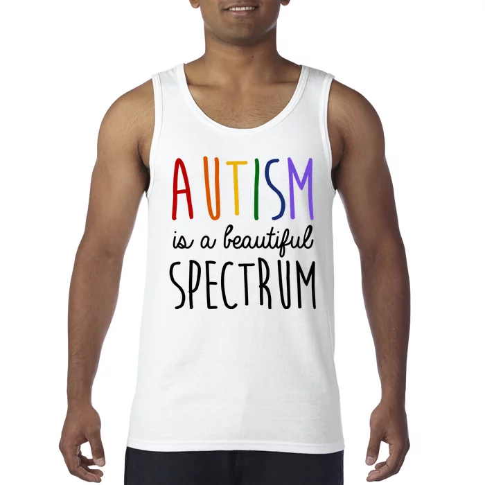 Autism Is A Beautiful Spectrum Awareness Tank Top