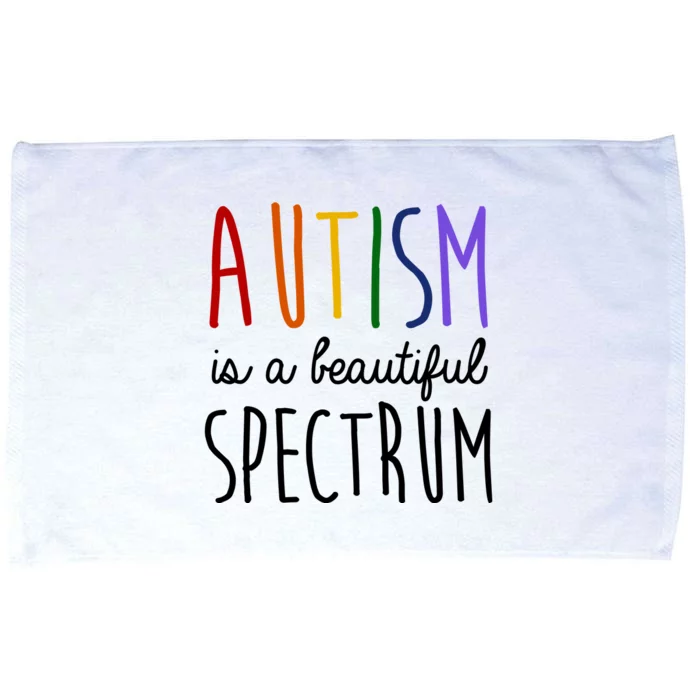 Autism Is A Beautiful Spectrum Awareness Microfiber Hand Towel