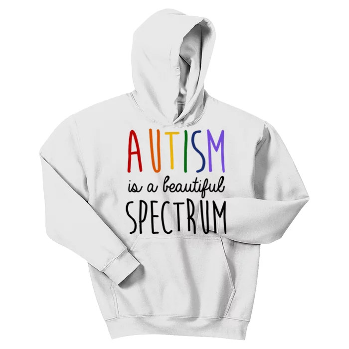 Autism Is A Beautiful Spectrum Awareness Kids Hoodie