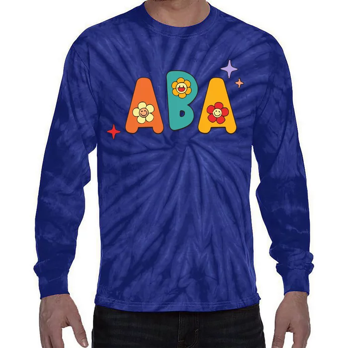 ABA Its A Beautiful Day To Shape Behaviors Tie-Dye Long Sleeve Shirt