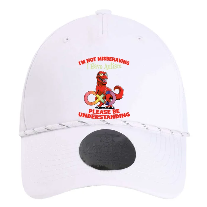 Autism Infinity Autism Trex Im Not Misbehaving I Have Autism Gift Performance The Dyno Cap