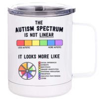 Autism Is A Spectrum Autism Awareness Supporter 12 oz Stainless Steel Tumbler Cup