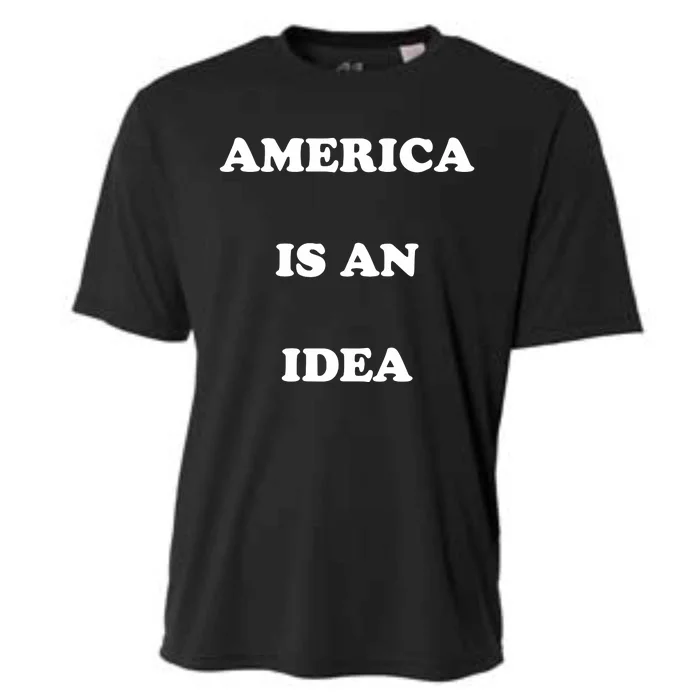 America Is An Idea Cooling Performance Crew T-Shirt