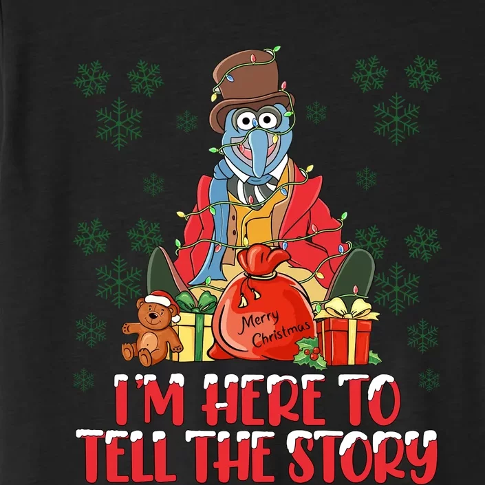 And I Am Here For The Food Muppet Xmas Lights Christmas Holiday ChromaSoft Performance T-Shirt