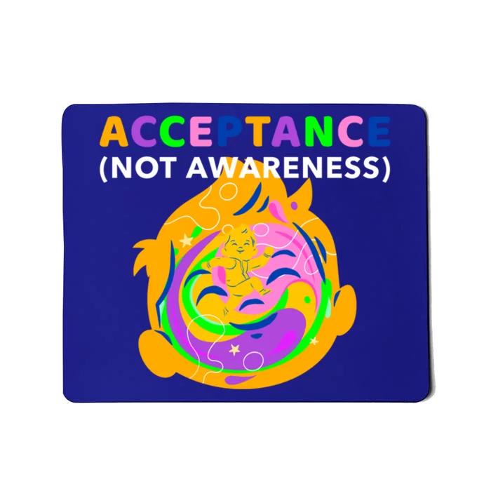 Autism Is Acceptance Not Awareness 'S Mind Thinking Gift Mousepad