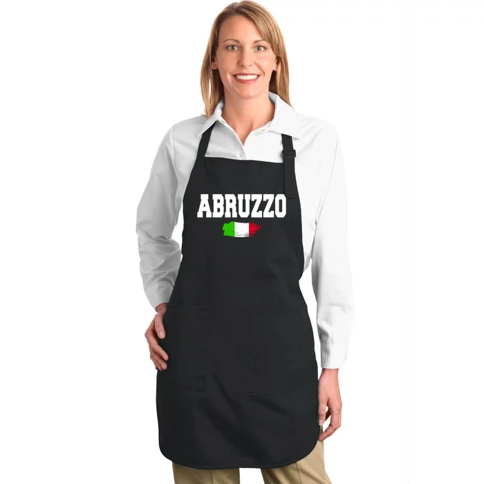 Abruzzo Italy Full-Length Apron With Pocket