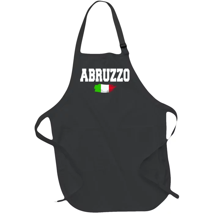 Abruzzo Italy Full-Length Apron With Pocket