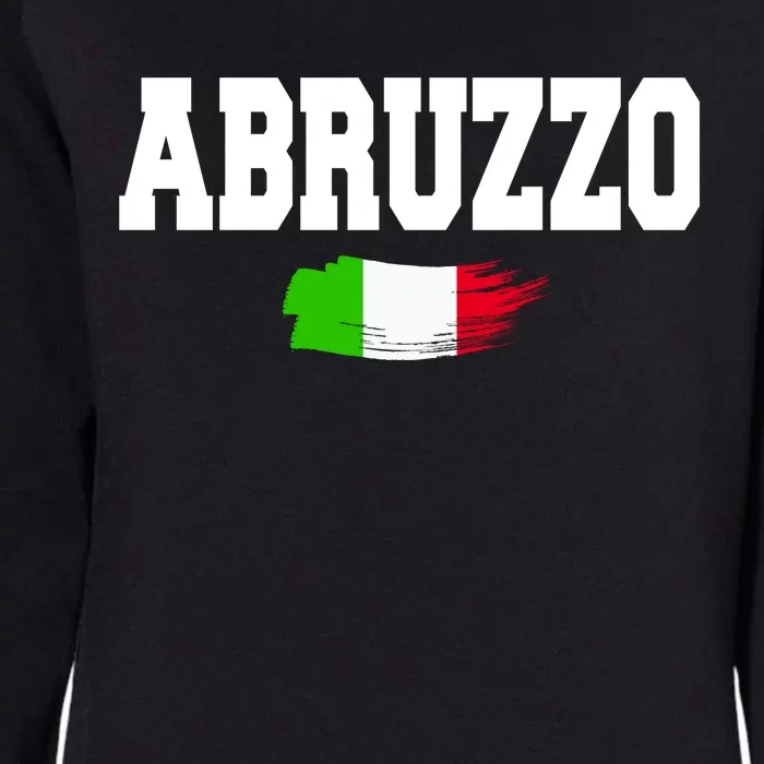 Abruzzo Italy Womens California Wash Sweatshirt