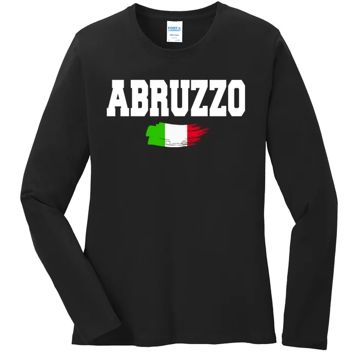 Abruzzo Italy Ladies Long Sleeve Shirt