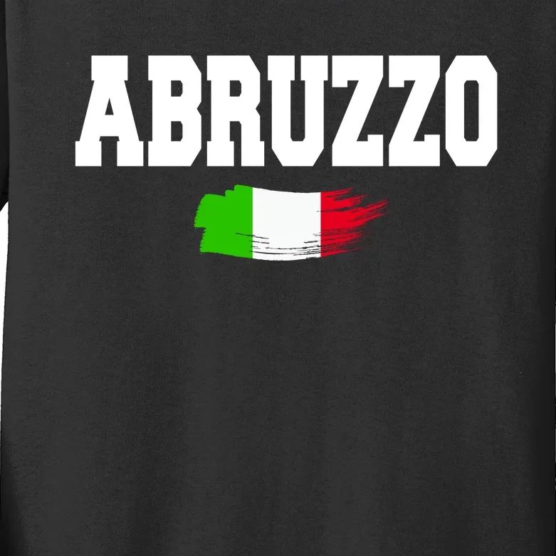 Abruzzo Italy Kids Long Sleeve Shirt