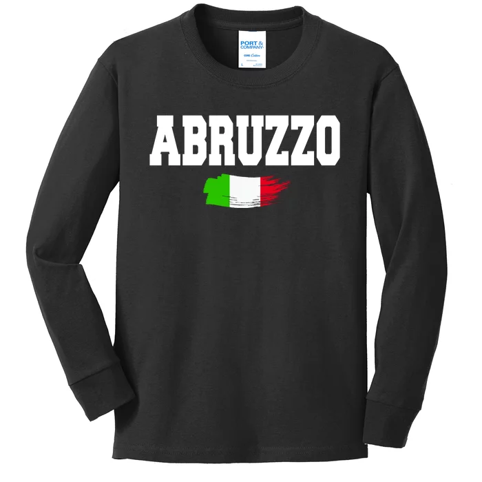 Abruzzo Italy Kids Long Sleeve Shirt