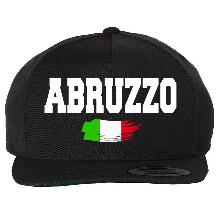 Abruzzo Italy Wool Snapback Cap