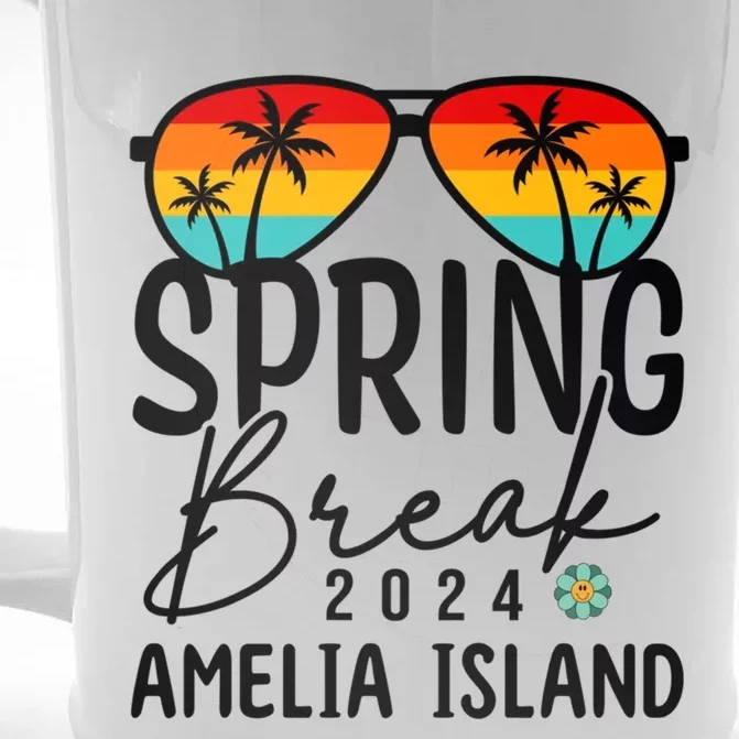 Amelia Island Beach Spring Break 2024 Gift Vacation Funny Gift Front & Back Beer Stein