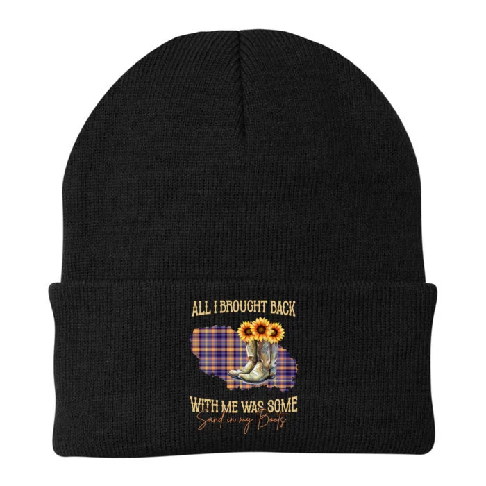 All I Bought Back With Me Was Some Sand In My Boots Knit Cap Winter Beanie