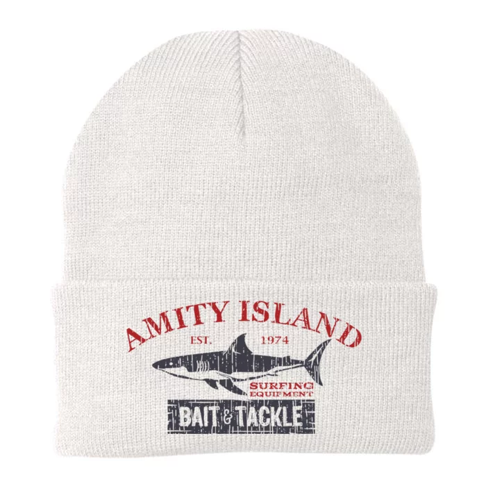 Amity Island Bait And Tackle Retro Fishing Knit Cap Winter Beanie