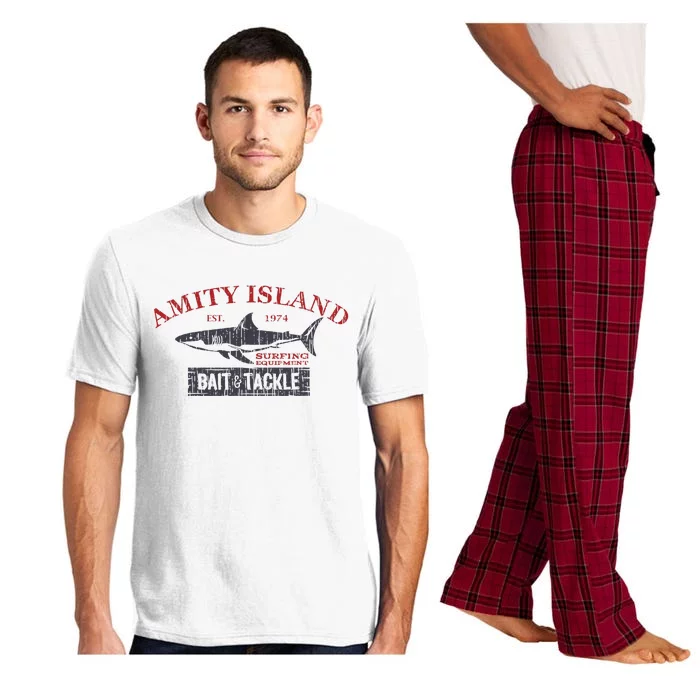 Amity Island Bait And Tackle Retro Fishing Pajama Set