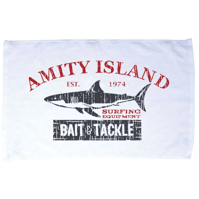 Amity Island Bait And Tackle Retro Fishing Microfiber Hand Towel