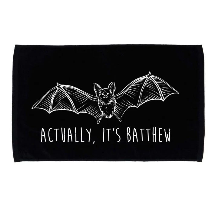 Actually Its Batthew Funny Microfiber Hand Towel