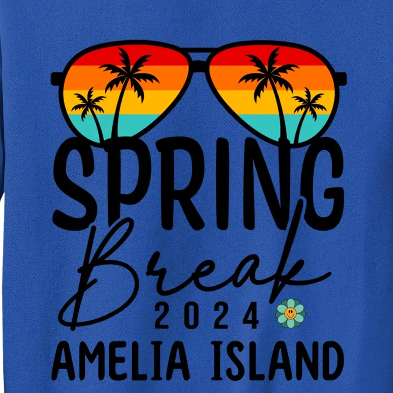 Amelia Island Beach Spring Break 2024 Gift Vacation Cool Gift Tall Sweatshirt