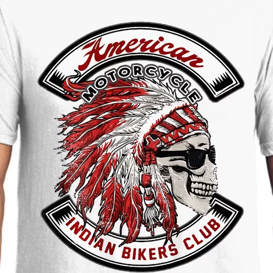 American Indian Bikers Club Motorcycle Biker Bike Pajama Set