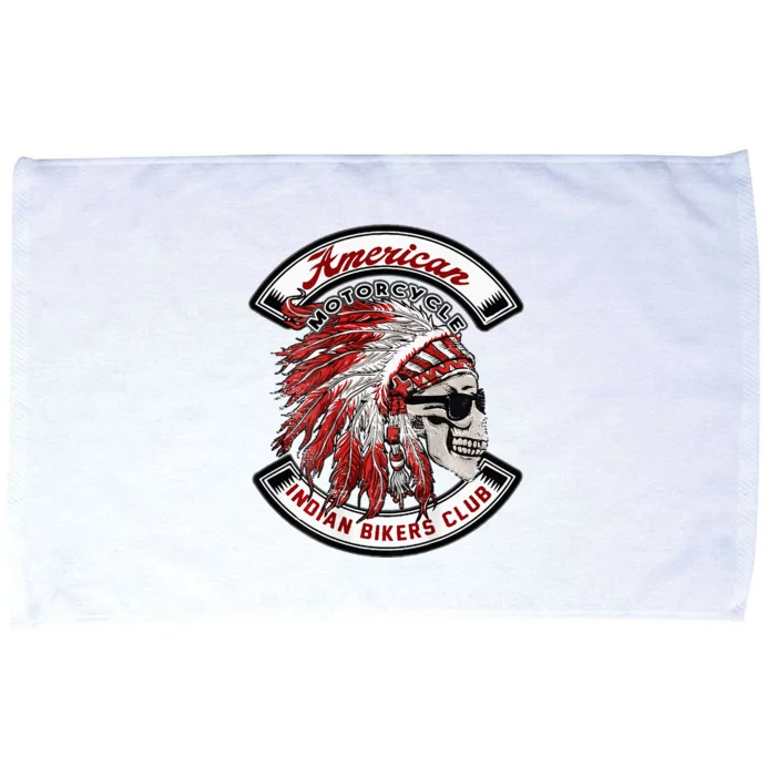 American Indian Bikers Club Motorcycle Biker Bike Microfiber Hand Towel