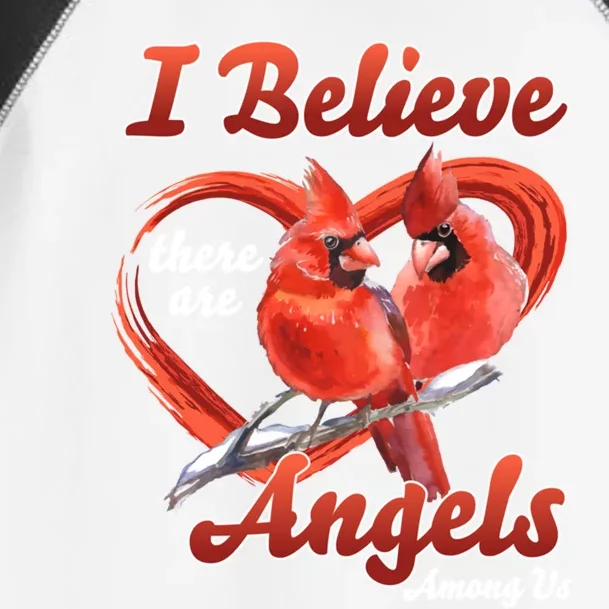 Awesome I Believe There Are Angels Among Us Cardinal Birds Gift Toddler Fine Jersey T-Shirt